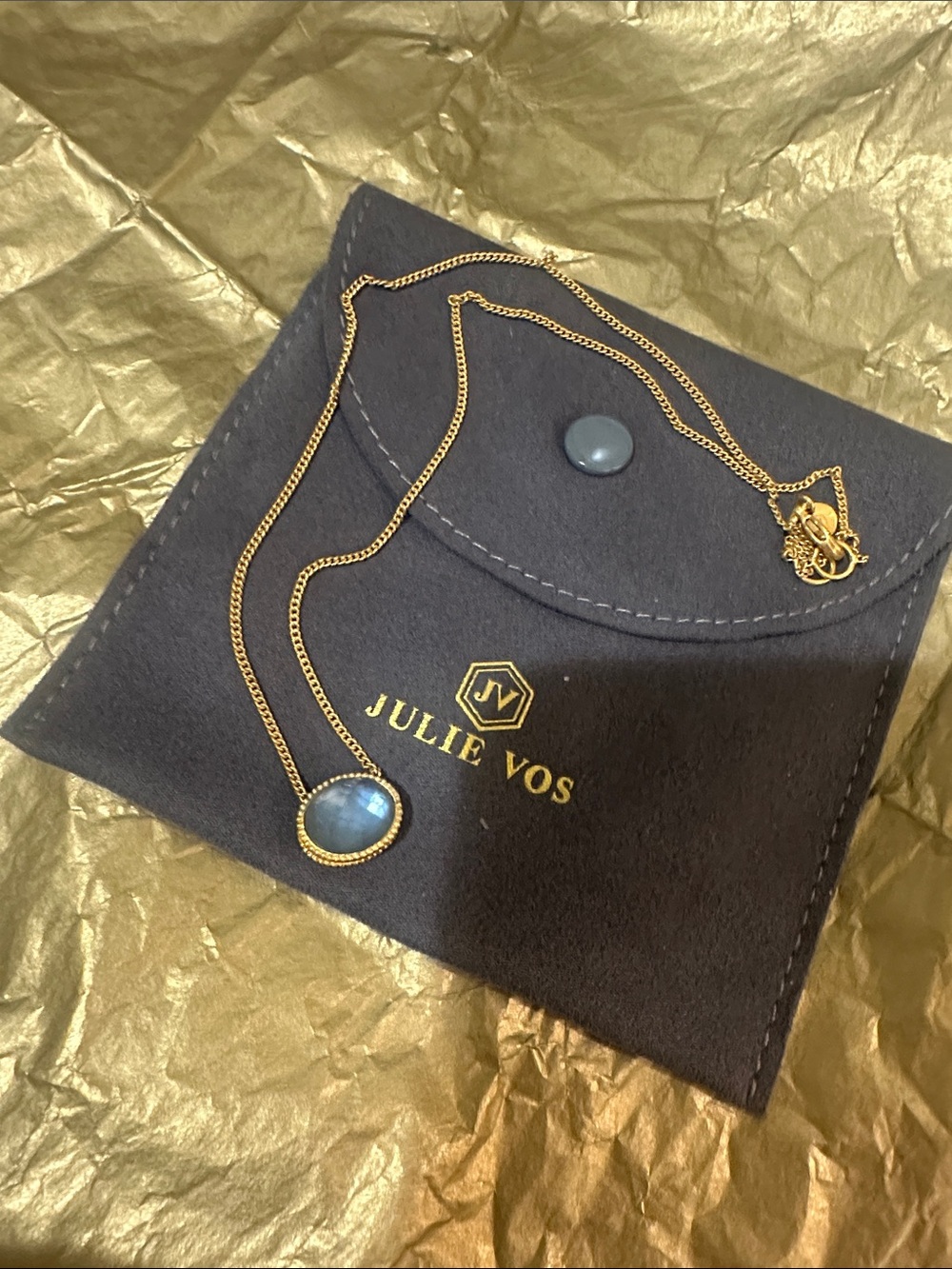 Julie Vos blue pendant necklace - Picture 5 of 8